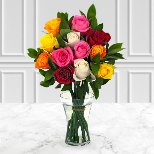 One Dozen Mixed Roses Special Offer