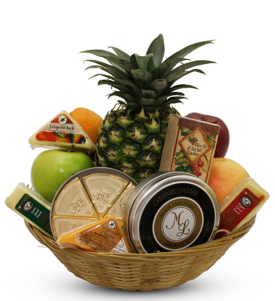 Fruit and Cheese Gourmet Basket